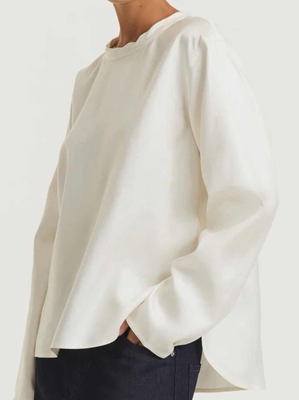 SOFIE D’HOORE BACH SILK BLOUSE SHIRT